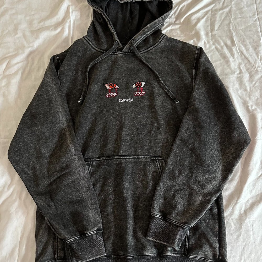 Scary Kids / Gnardo - Naruto - Sasuke Itachi Embroidered Hoodie Size Medium